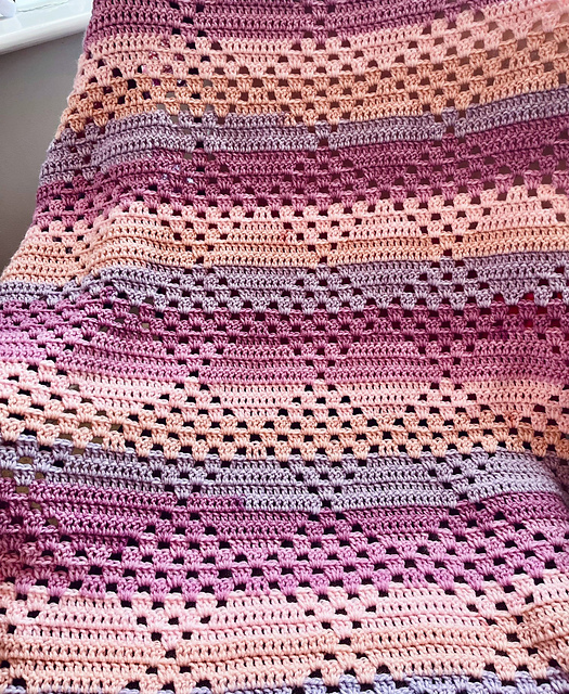 Granny Loves Diamonds Blanket
