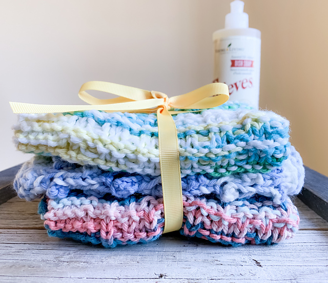 Textured Dishcloth Trio