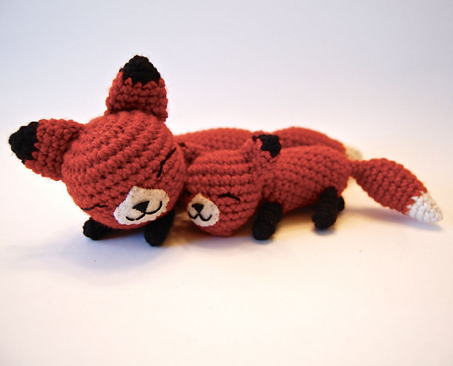 Mother Fox and Baby Fox