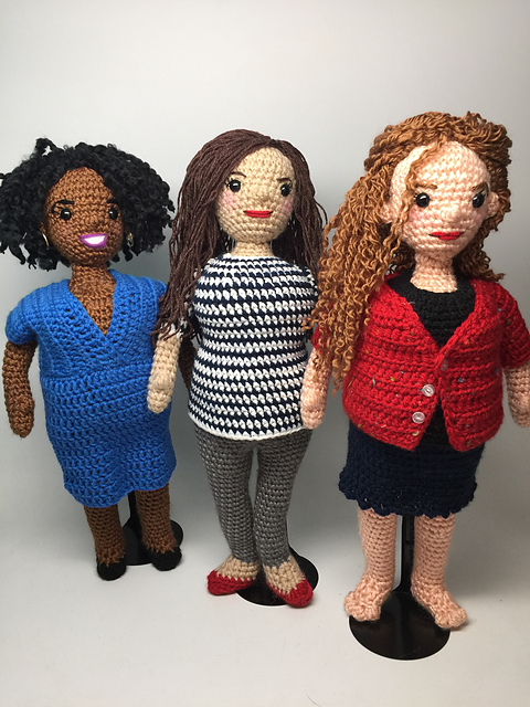Curvy Girl Customizable Amigurumi Doll