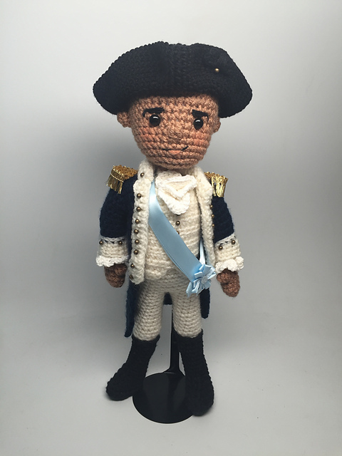 George Washington Hamilton Amigurumi