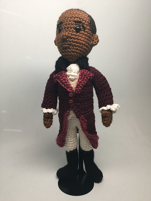 Aaron Burr Hamilton musical Amigurumi