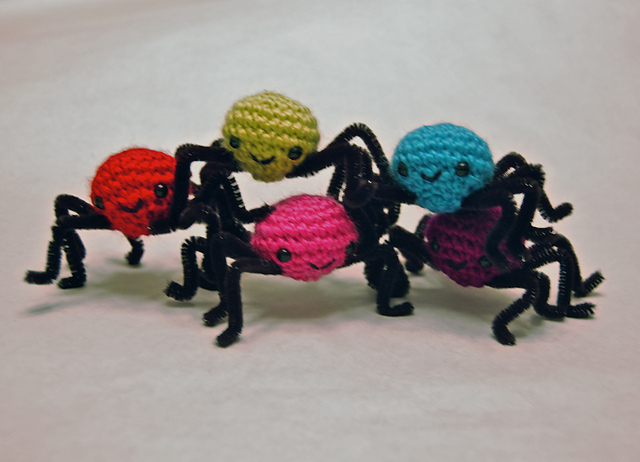 Spooky String of Sheep(ish) Spiders