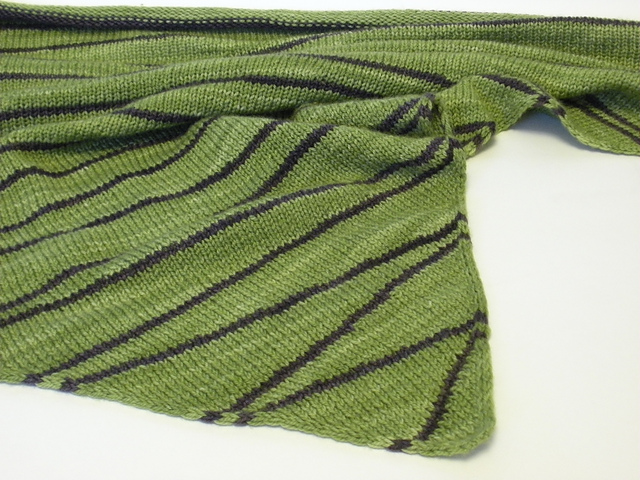 Apple Picking (zig zag) shawl