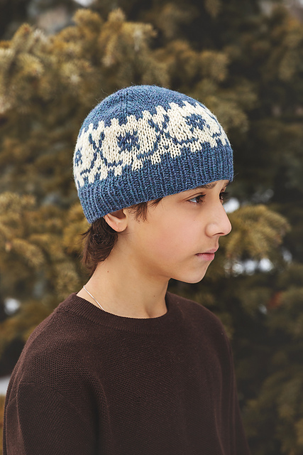 Fair Isle Hockey Beanie