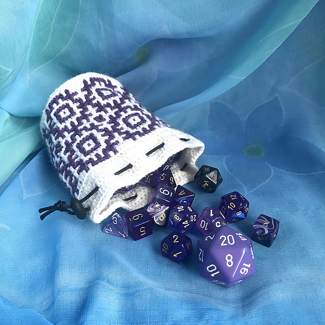 Chipping Away - Mosaic Dice Bag