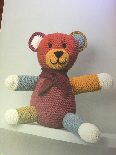 Multi-coloured bear