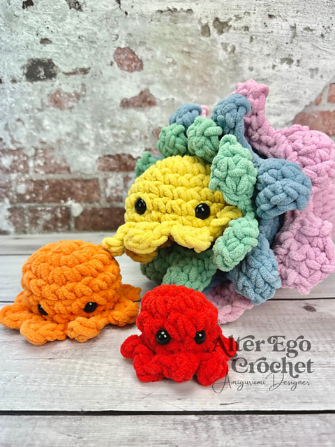 Ravelry: Stacktopus Octopus Stacking Toy pattern by Alter Ego Crochet