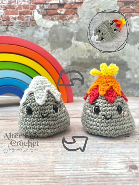 Ravelry: Reversible Volcano pattern by Alter Ego Crochet