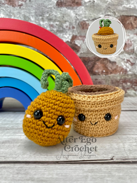 Ravelry: Potato in Pot pattern by Alter Ego Crochet