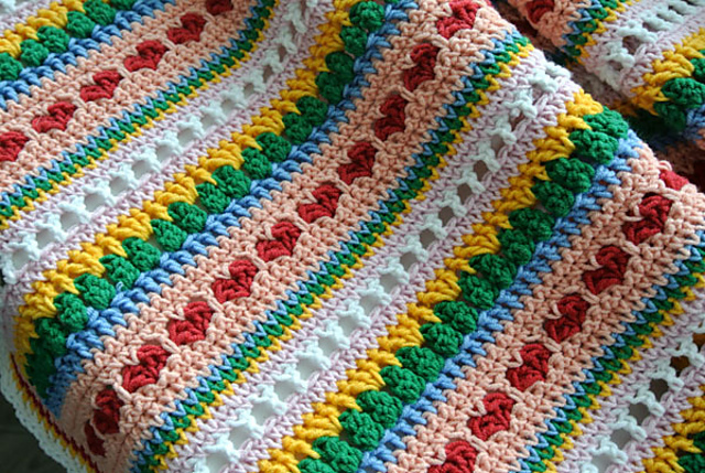 Mixed Stitch Blanket
