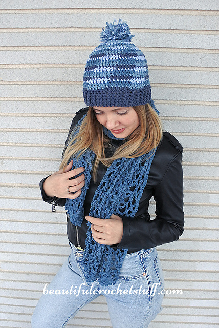 Striped Beanie