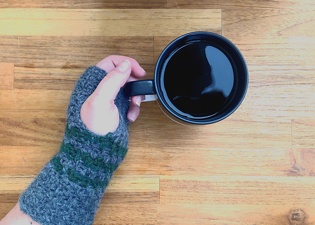 Foggy Fingerless Mitts