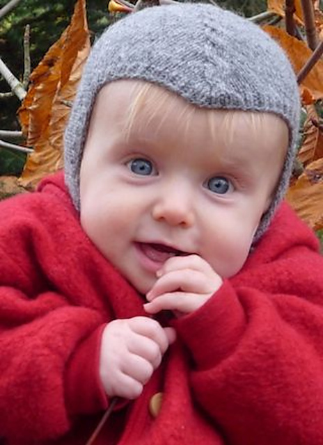 Cabled Baby Hat