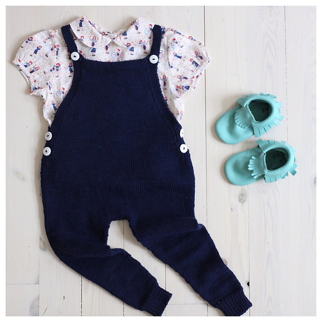 Snekkerstrikkebukse/Paelas Overalls