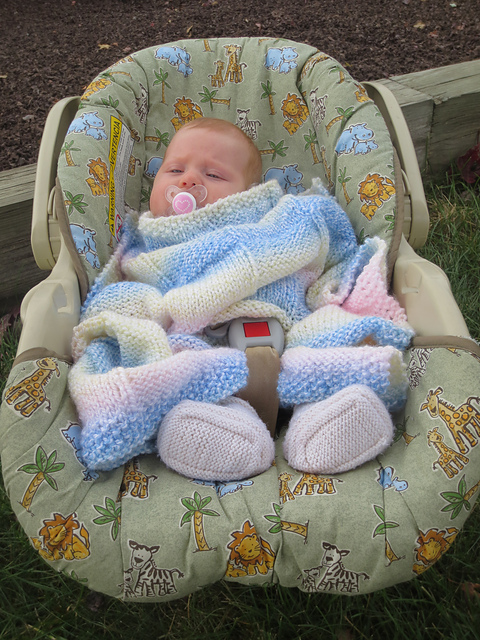Car Seat Baby Blankie