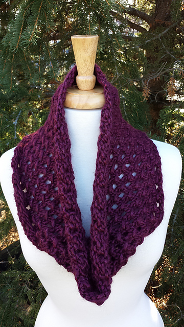 Plum Crazy Cowl