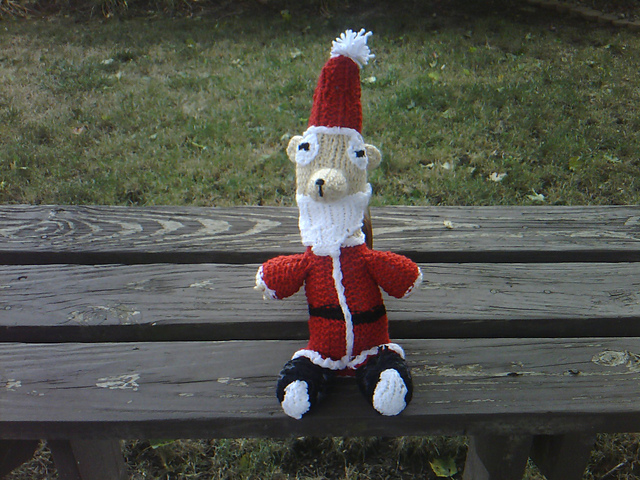 Classic Santa Teddy Bear