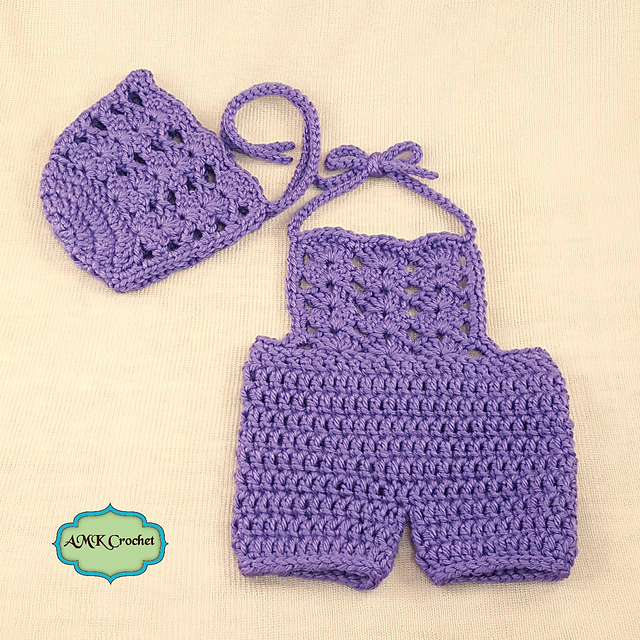 Baby Girl Bonnet Hat and Romper Outfit