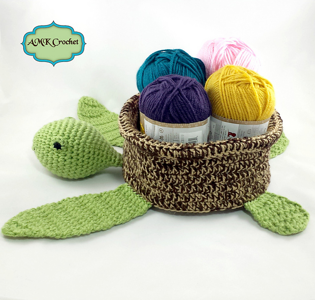 Baby Sea Turtle Storage Basket