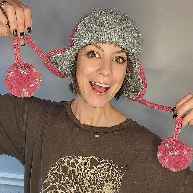 Ravelry: Top Down Trapper Hat pattern by Amanda Kaffka