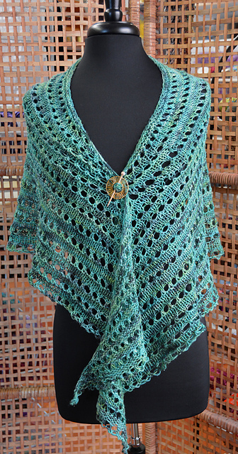 Amanda's Jade Flower Wrap