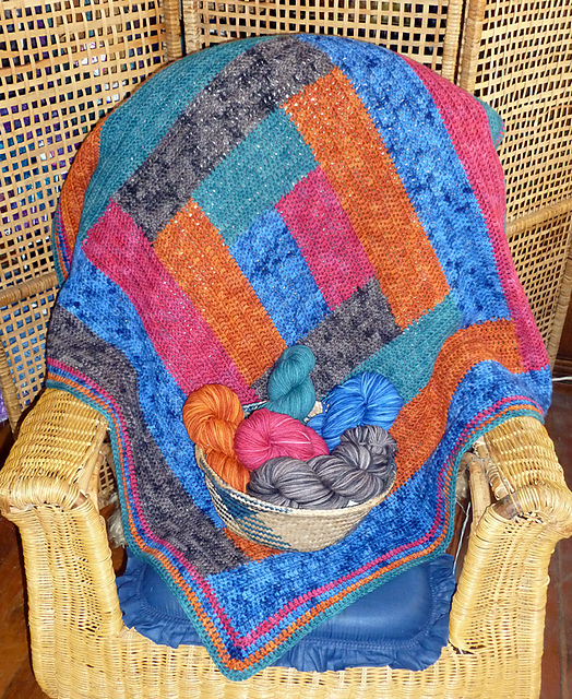 Amanda's Log Cabin Afghan