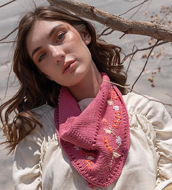 Laia Embroidered Bandana