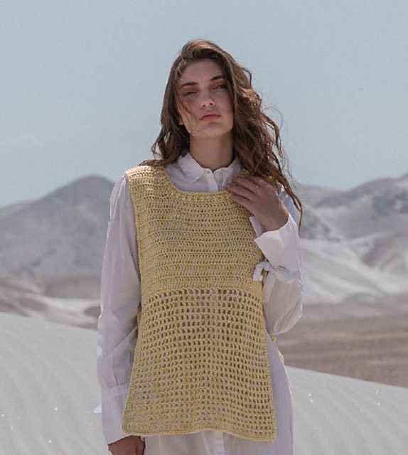 Camelia Crochet Vest