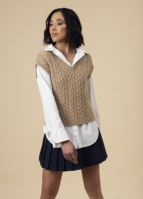 Ariana Cabled Vest