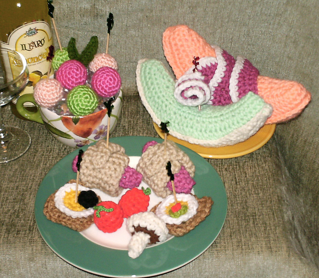 Ravelry: Play Food Appetizers pattern by Lenora Conlon