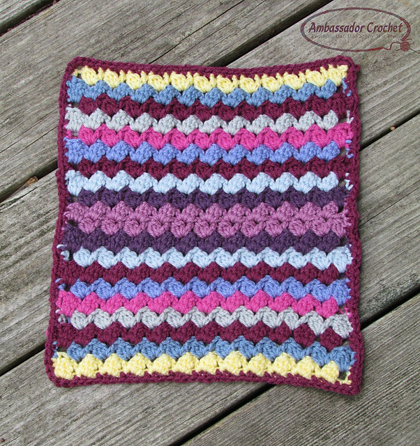 Colorburst Afghan Square