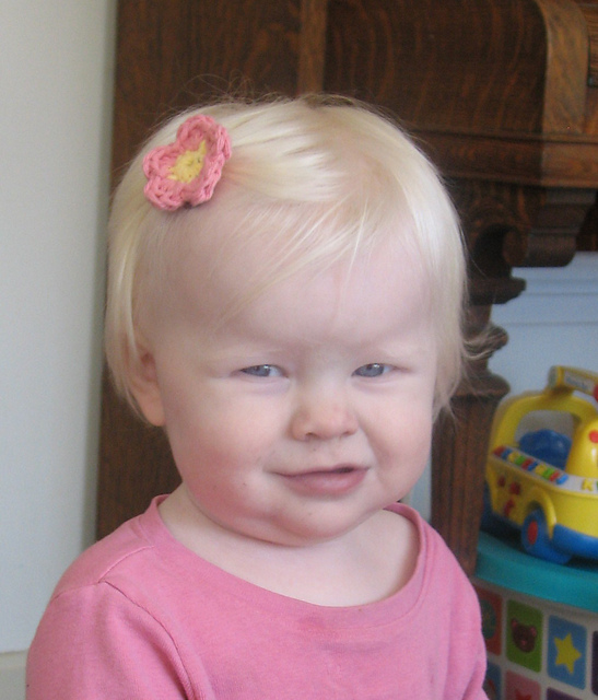 Apple Blossom Flower Hair Clip / Barrette
