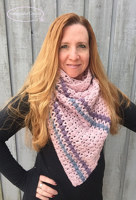 Stella Asymmetrical Shawlette