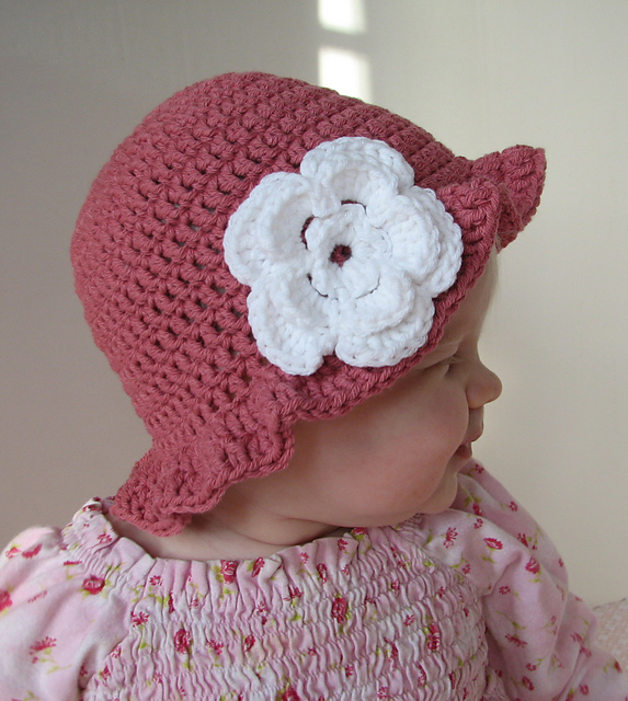 Floppy Brim Baby Hat