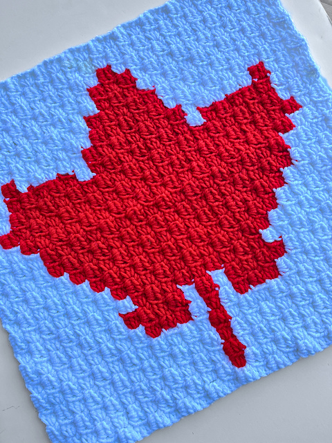 Maple Leaf Blanket Square