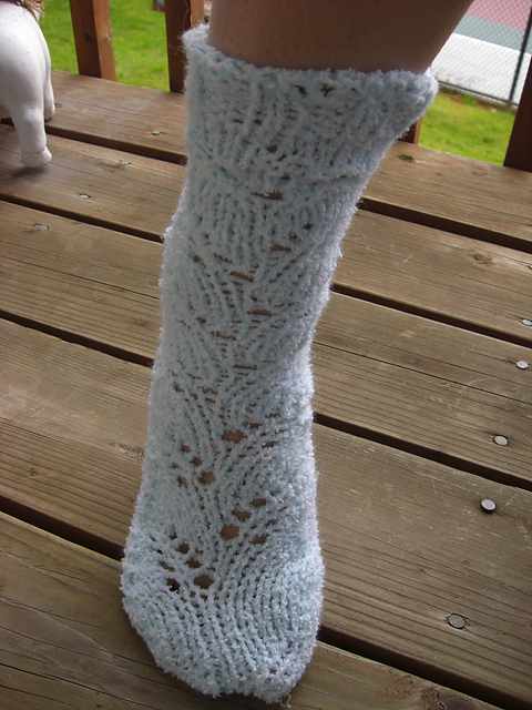 Fern & Butterfly Narrow Socks