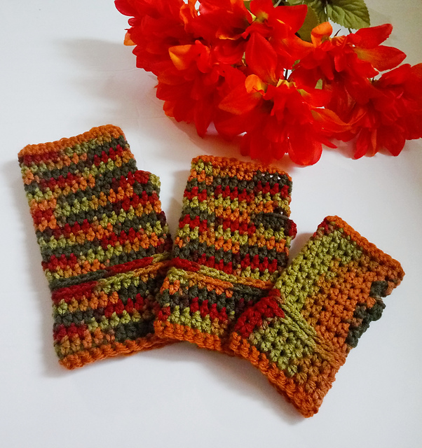 Autumn Fingerless Gloves