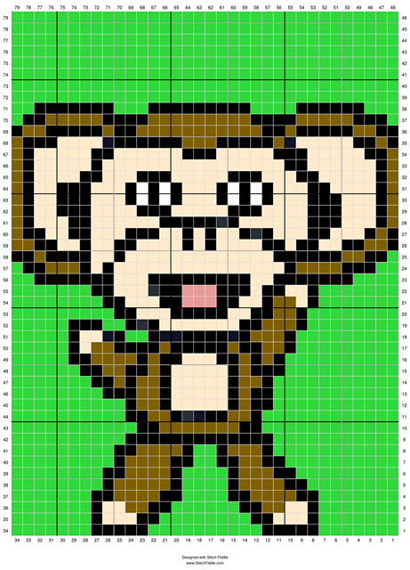 Monkey Baby Blanket
