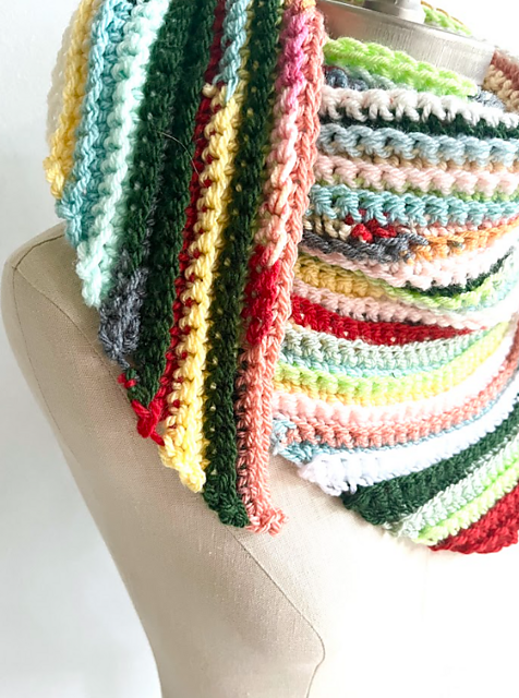 Simple Ribbed Triangle Shawl