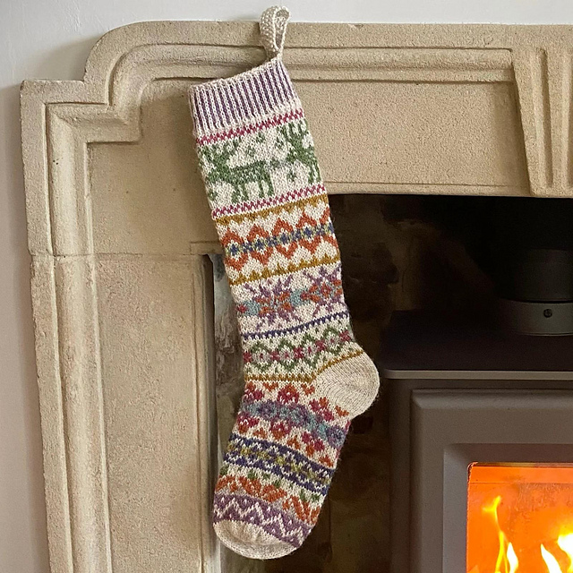 Reindeer Christmas Stocking