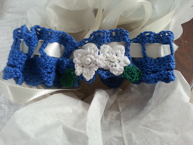 "Something Blue" Bridal Garter
