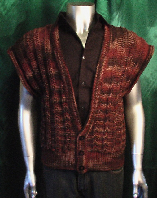Men's Buttoned Vest