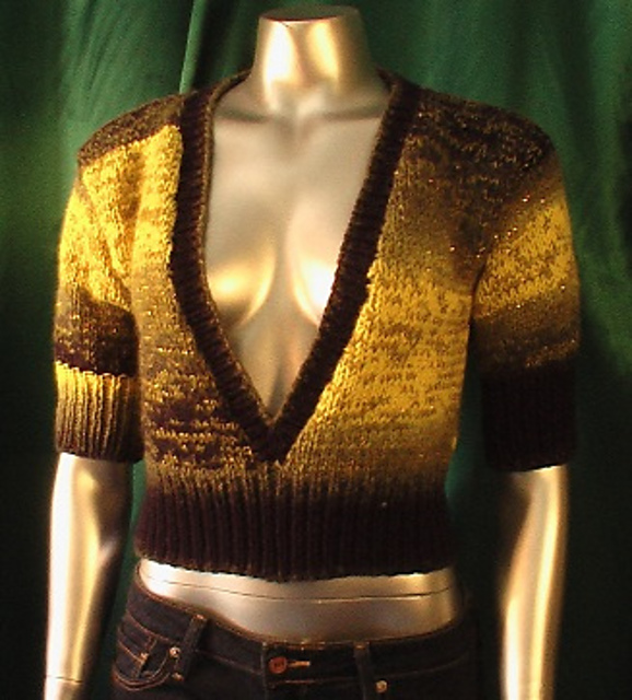 Women's Gold Bling Sweater