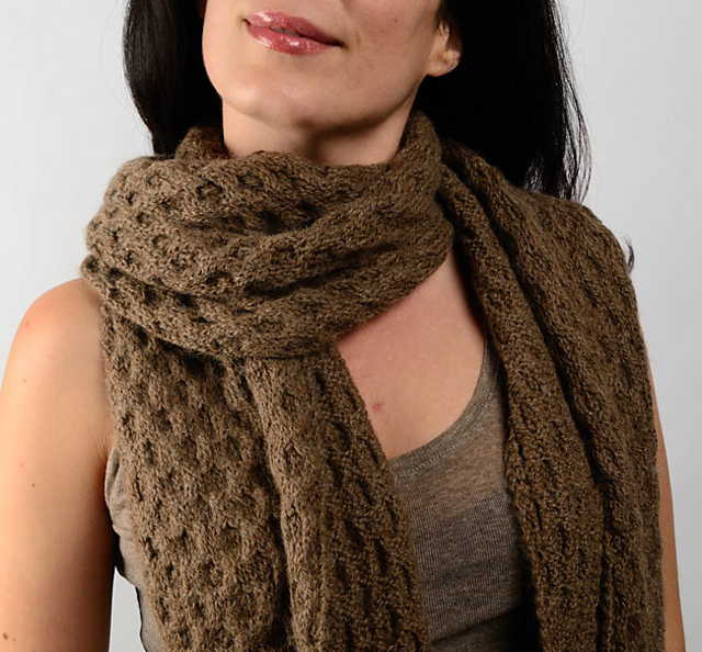 Theta Honeycomb Scarf