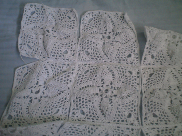 Frosty Pineapples Bedspread