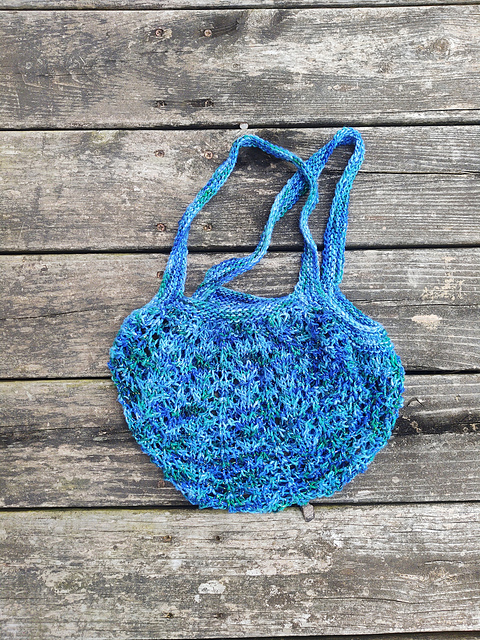 Blue Violet Beach Tote