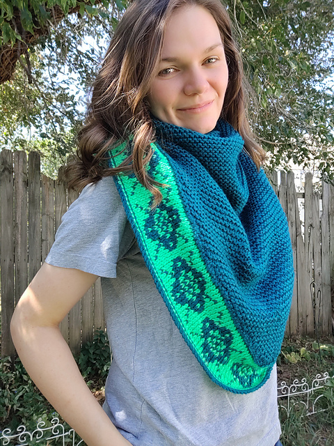 Mansfield Park Triangular Shawl