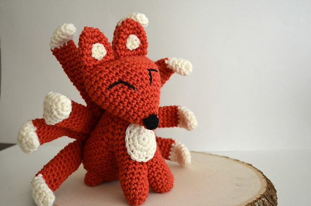 Ravelry: 9 Tailed Fox - Kitsune aka Gumiho pattern by Ami Amour