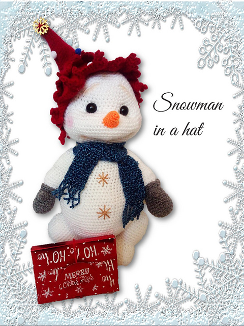 Snowman in a hat